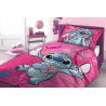 POŚCIEL LILO & STITCH 140x200 różowa lilo & stitch 01 bawełna