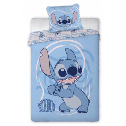POŚCIEL LILO & STITCH 140x200 niebieska lilo & stitch 02 bawełna