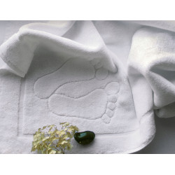 Dywanik łazienkowy stópki pod stopy 50x70 cm FROTTE BAWEŁNA 650 biały