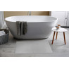 Dywanik łazienkowy stópki pod stopy 50x70 cm FROTTE BAWEŁNA 650 biały