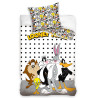 POŚCIEL DZIECIĘCA 140x200 LOONEY TUNES KRÓLIK CARTOON BUGS KACZOR