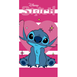 Ręcznik 70X140 LILO & STITCH RÓŻOWY PLAŻOWY DZIECIĘCY bawełna