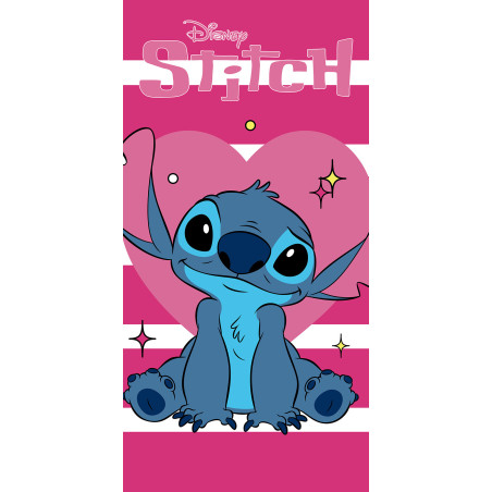 Ręcznik 70X140 LILO & STITCH RÓŻOWY PLAŻOWY DZIECIĘCY bawełna