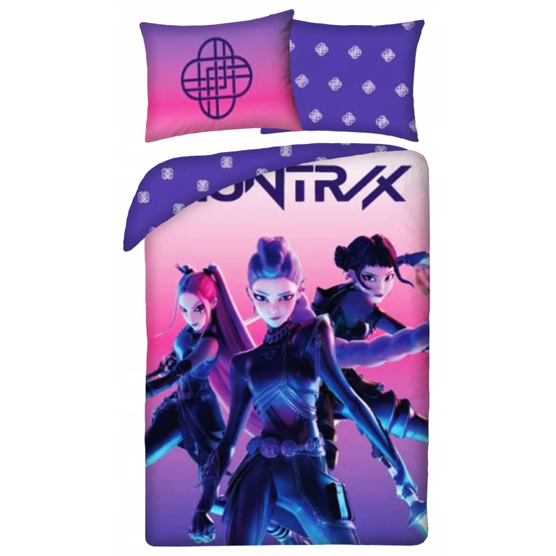 POŚCIEL 160X200 K-POP DEMON HUNTERS BAWEŁNIANA HUNTRIX