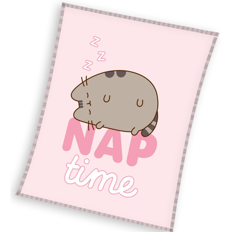 KOCYK PUSHEEN 130X160 KOC RÓŻOWY KOTEK
