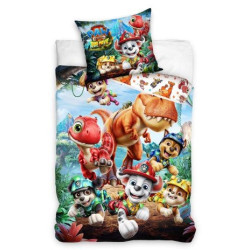 POŚCIEL psi patrol i dinozaury 160x200 cm PAW The Dino Movie
