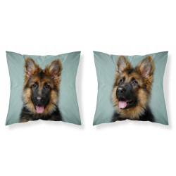 POSZEWKA NA PODUSZKĘ 40x40 OWCZAREK PIES