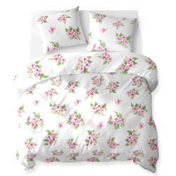 POŚCIEL 160x200 KWIATY 5766a BAWEŁNA