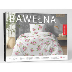 POŚCIEL 160x200 KWIATY 5766a BAWEŁNA