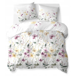 POŚCIEL 160x200 + 2X 70x80 kwiaty 5773a