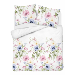 POŚCIEL 160x200 + 2X 70x80 kwiaty  4960A
