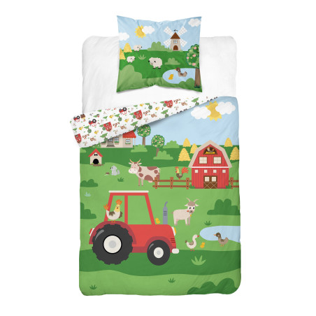 POŚCIEL 160x200 TRAKTOR FARMA 5417A