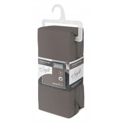 PRZEŚCIERADŁO Z GUMKĄ 160X200 CAPPUCCINO