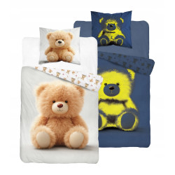 POŚCIEL 140x200 MISIE MIŚ 5416A (fluorescencyjna)