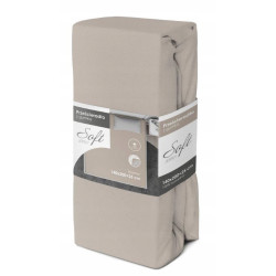 PRZEŚCIERADŁO Z GUMKĄ 140X200 SZARE