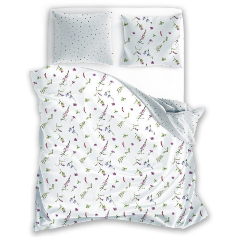 POŚCIEL 140x200 kwiaty HOME 016 bawełna