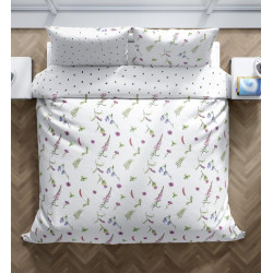 POŚCIEL 140x200 kwiaty HOME 016 bawełna
