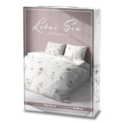 POŚCIEL 160X200 bawełniana KWIATY SEN 020