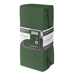 PRZEŚCIERADŁO Z GUMKĄ 140X200 ZIELONE