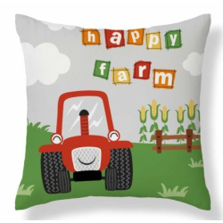 POSZEWKA NA PODUSZKĘ 40x40 JAŚKA TRAKTOR FARMA 40B