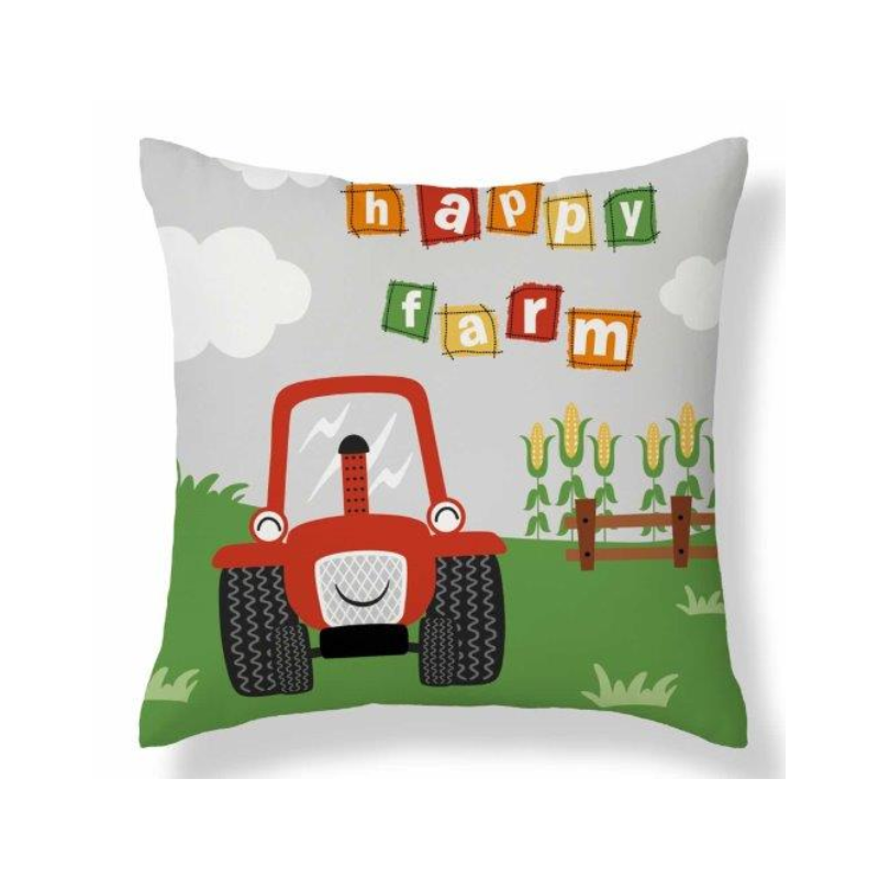 POSZEWKA NA PODUSZKĘ 40x40 JAŚKA TRAKTOR FARMA 40B