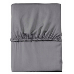 PRZEŚCIERADŁO Z GUMKĄ 140X200 SZARE