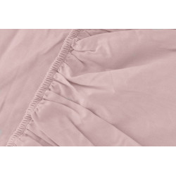 PRZEŚCIERADŁO Z GUMKĄ 90X200 RÓŻOWE GŁADKIE