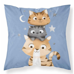 POSZEWKA NA PODUSZKĘ 40x40 kotki  51a