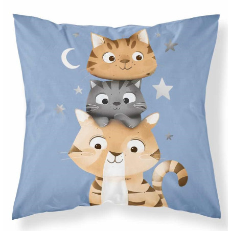 POSZEWKA NA PODUSZKĘ 40x40 kotki  51a