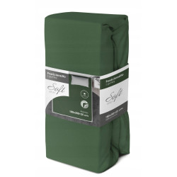 PRZEŚCIERADŁO Z GUMKĄ 180X200 ZIELONE