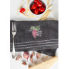 Komplet ręczników kuchennych 3szt 30x50 w pudełku winogrona PREZENT ŚCIERKI