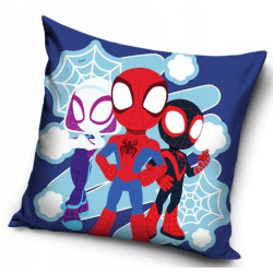 POSZEWKA NA PODUSZKĘ 40x40 SPIDEY 821 SPIDERMAN dziecięca welwet