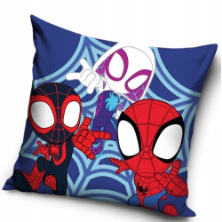 POSZEWKA NA PODUSZKĘ 40x40 SPIDEY 821 SPIDERMAN dziecięca welwet