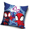 POSZEWKA NA PODUSZKĘ 40x40 SPIDEY 821 SPIDERMAN dziecięca welwet