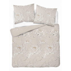 Pościel 160x200 BEŻOWA HOME Satin 5543B