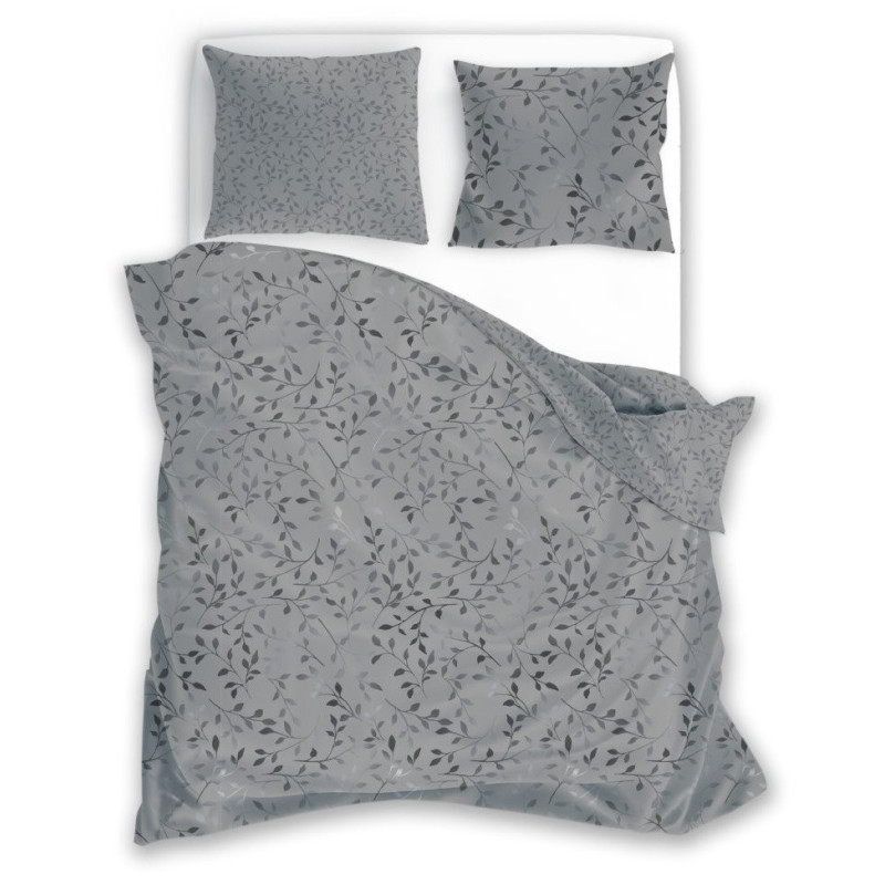 Pościel 160x200+ 2 x 70x80 BAWEŁNIANA verde 025 kwiaty