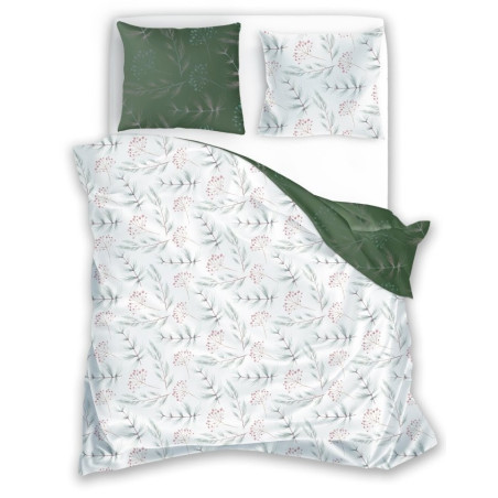 POŚCIEL 160x200+ 2 x 70x80 verde 020 bawełna