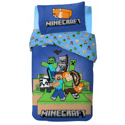 POŚCIEL 140x200 MINECRAFT 01  dla dziecka dziecięca CREEPER ZOMBIE