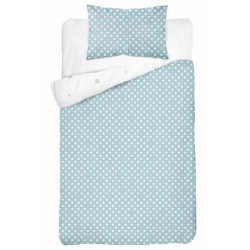 POŚCIEL DO ŁÓŻECZKA 100X135 kotek 5518a kotki kot niebieski