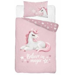 POŚCIEL DO ŁÓŻECZKA 100X135 jednorożec 5517b unicorn