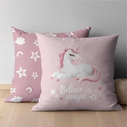 POSZEWKA NA PODUSZKĘ 40x40 JAŚKA JEDNOROŻEC 42A