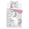 POŚCIEL 160x200 JEDNOROŻEC 4031A ŚWIECI ŚWIECĄCA
