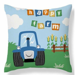 POSZEWKA NA PODUSZKĘ 40x40 JAŚKA TRAKTOR 40a FARMA