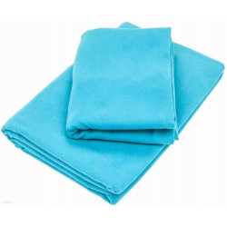 Ręcznik x 2 Fitness 50x90 70x140 turkusowy 2 sztuki szybkoschnący