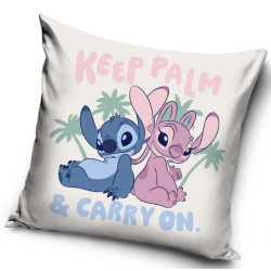 POSZEWKA NA PODUSZKĘ 40x40 LILO STITCH 735 dla dziecka dziecięca welwet