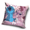POSZEWKA NA PODUSZKĘ 40x40 LILO STITCH 729 dla dziecka dziecięca welwet