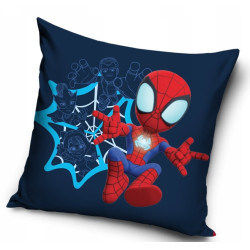 POSZEWKA NA PODUSZKĘ 40x40 SPIDEY 849 SPIDERMAN dziecięca welwet