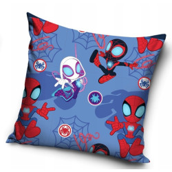 POSZEWKA NA PODUSZKĘ 40x40 SPIDEY 849 SPIDERMAN dziecięca welwet