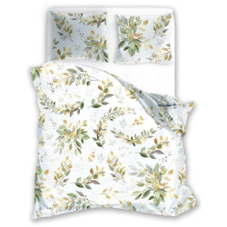 POŚCIEL 160x200 KWIATY FLOVERY 008  komplet bawełna