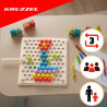 Układanka Drewniana Kulki Koraliki Drewniane Puzzle Mozaika